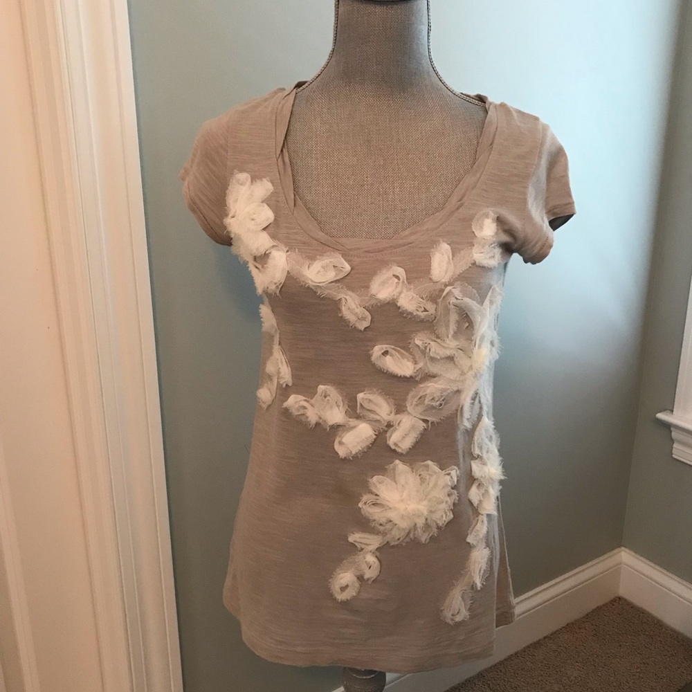 LOFT embellished t shirt